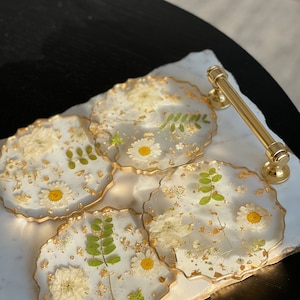 Handmade resin coasters