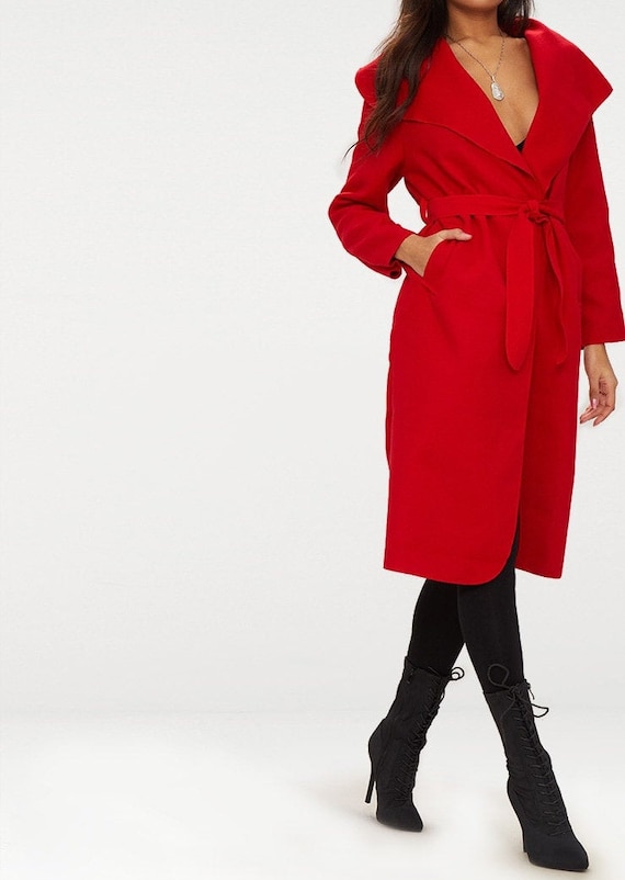 Red waterfall jacket sales