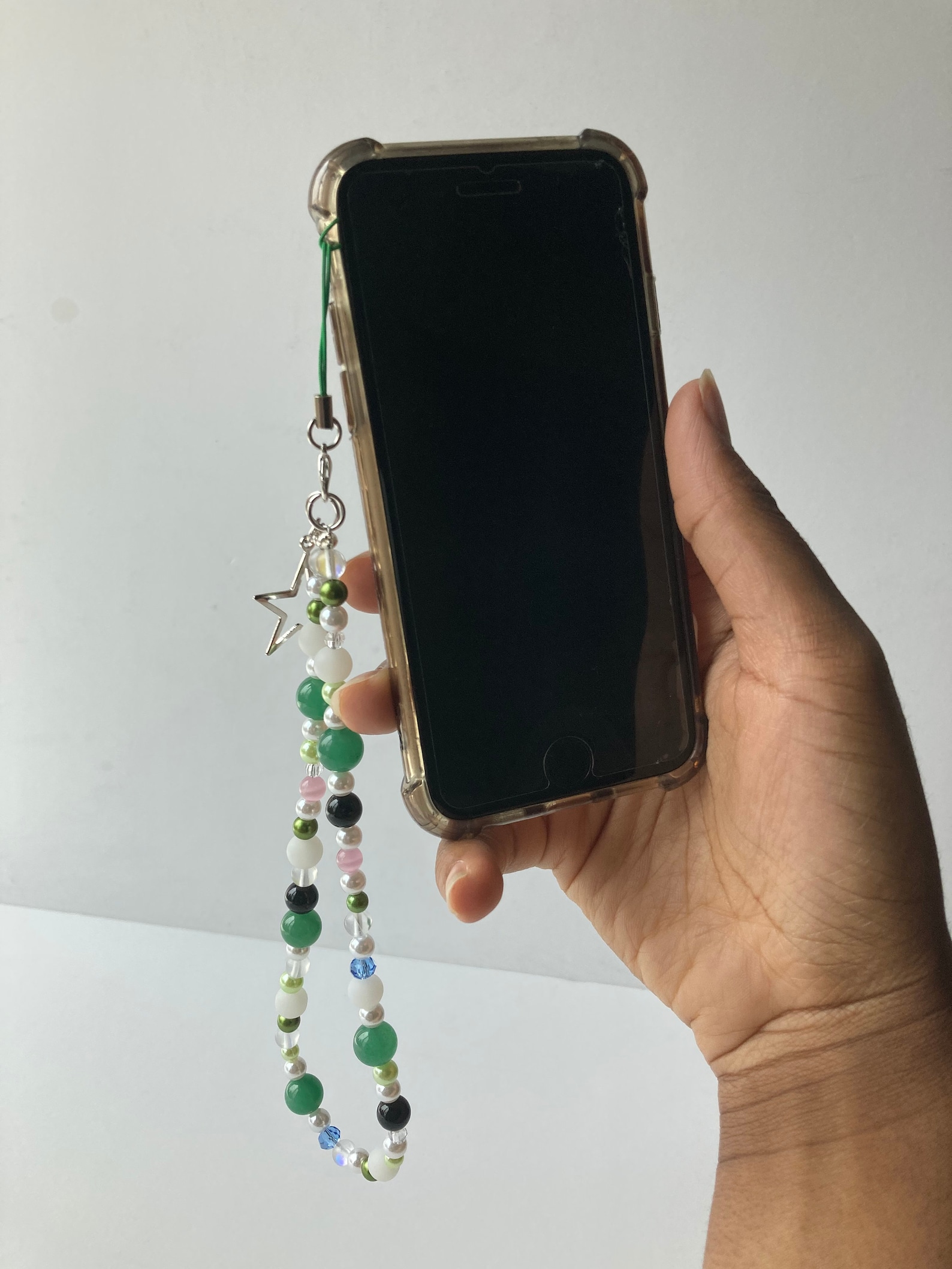 Handmade Beaded Phone Chain Buttercup w/ Glass Etsy