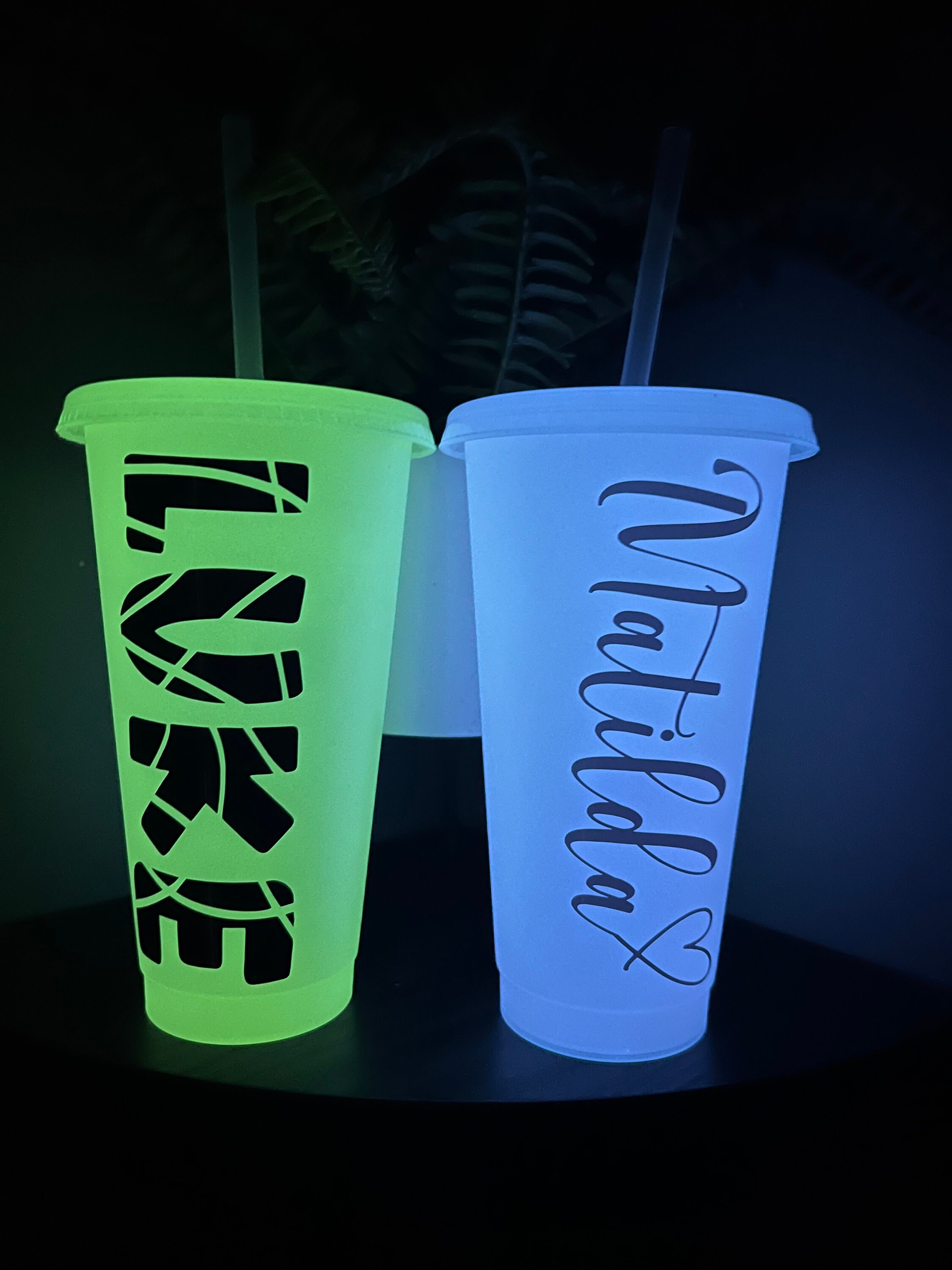 Glow in the Dark Cups, Nite Glow Cups, Glow Cups, Glow Party Cups, Plastic  Cups, Personalized Plastic Cups, Custom Plastic Cups 