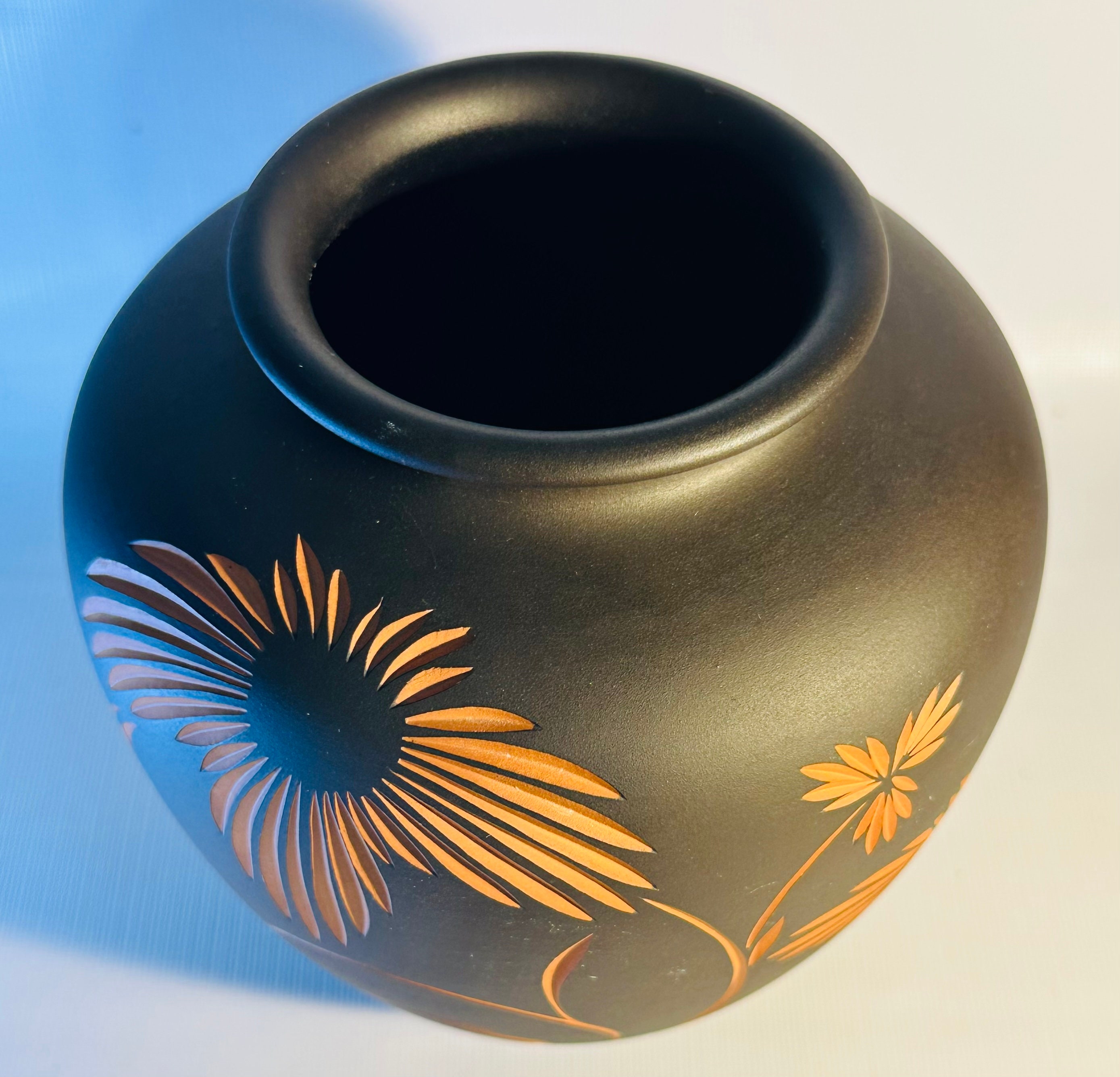 Terra Sigilata Sgraffito Clay Pottery Vase by Wormser Mid-century West  German Pottery - Etsy