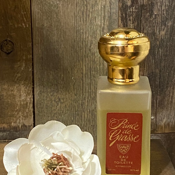 Rare Vintage Prince of Grasse Eau De Toilette, Atomiseur - From Grasse France - Sensual Fragrance