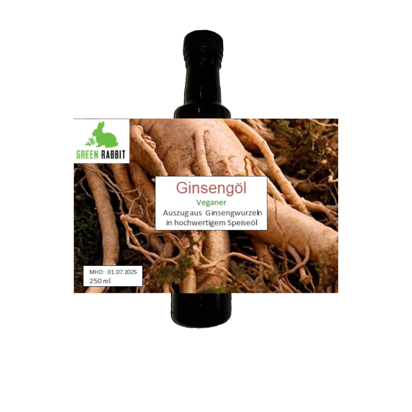 Ginseng Massage Oil vegan 250 ml nourishing lyre healthy Etsy