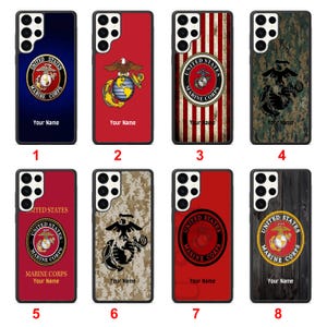 Marine Corps Cases for Samsung S26 S25 S24 S23 S22 S21 S20 S10 Plus Ultra FE Note 20 10 | Personalized Design Custom Phone Cover #A