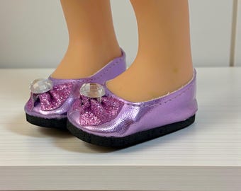 Regular 12” Mia Metallic Purple Dress Shoes Fits Nines D’onil Mia & Pippa Dolls