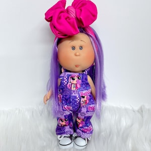 Little Mini Mia 9” Nines Artesanals d&#39;Onil Custom Bubblegum Brat Girl Doll