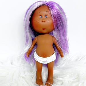 Little Mini Mia 9” Nines Artesanals d&#39;Onil Custom Apollonia Doll