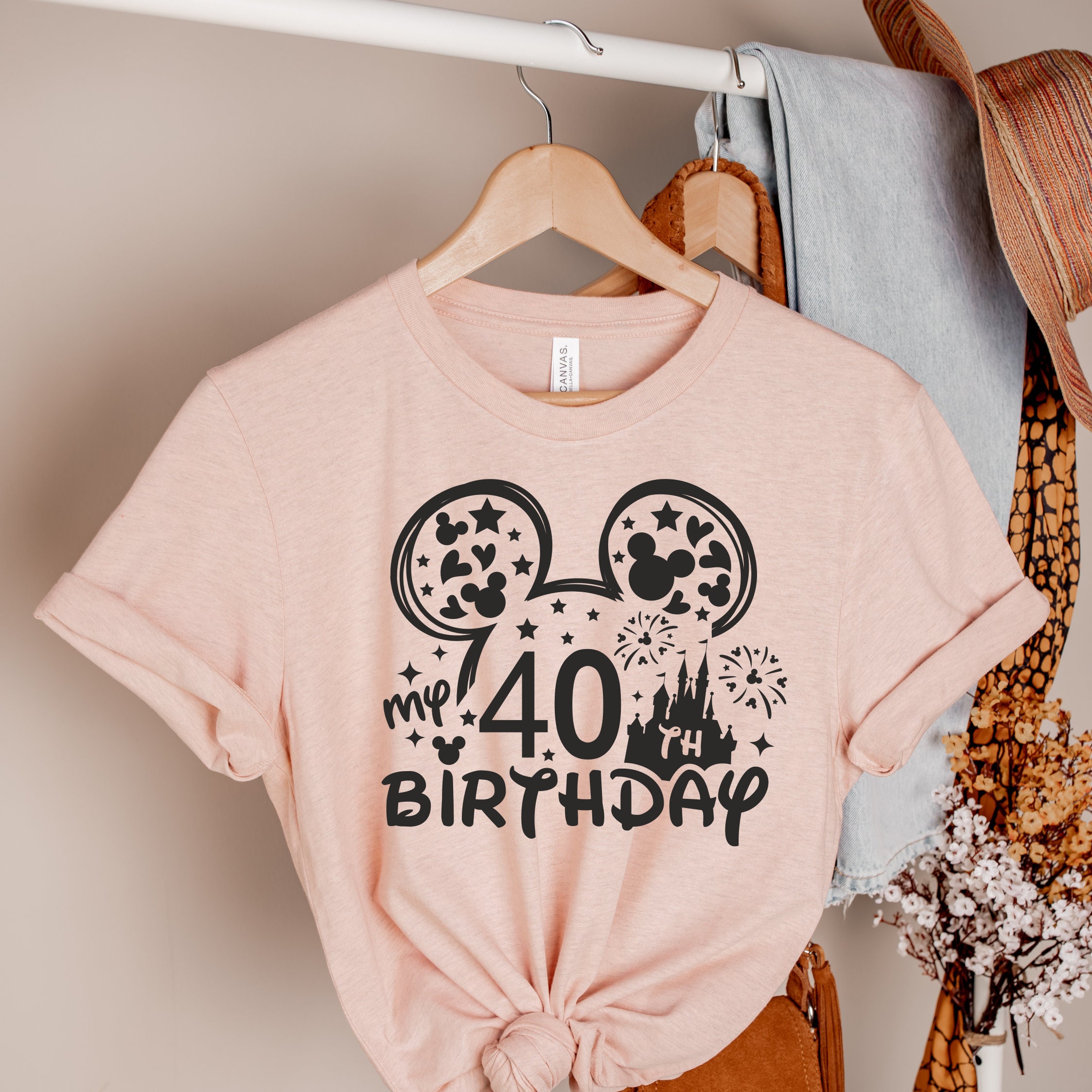 Forty years, disney birthday shirt for 40th, vintage 1982, 40 years old shirt