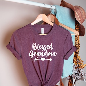 Blessed Grandma Shirt,Personalized Grandma Shirt,Custom Grandma Shirt,Mom Life Shirt,Personilazied Mom Grandma Shirt,Christmas Gift Grandma