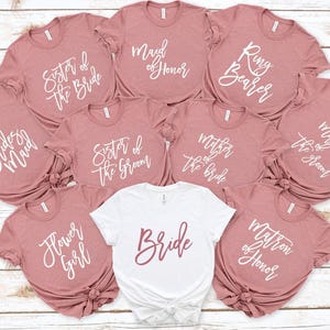 Bachelorette Party Shirts, BRIDAL Party Shirts, Bride T shirt, Bridesmaid Shirt, Bridal Party Shirts, Wedding party, Personalized Gifts