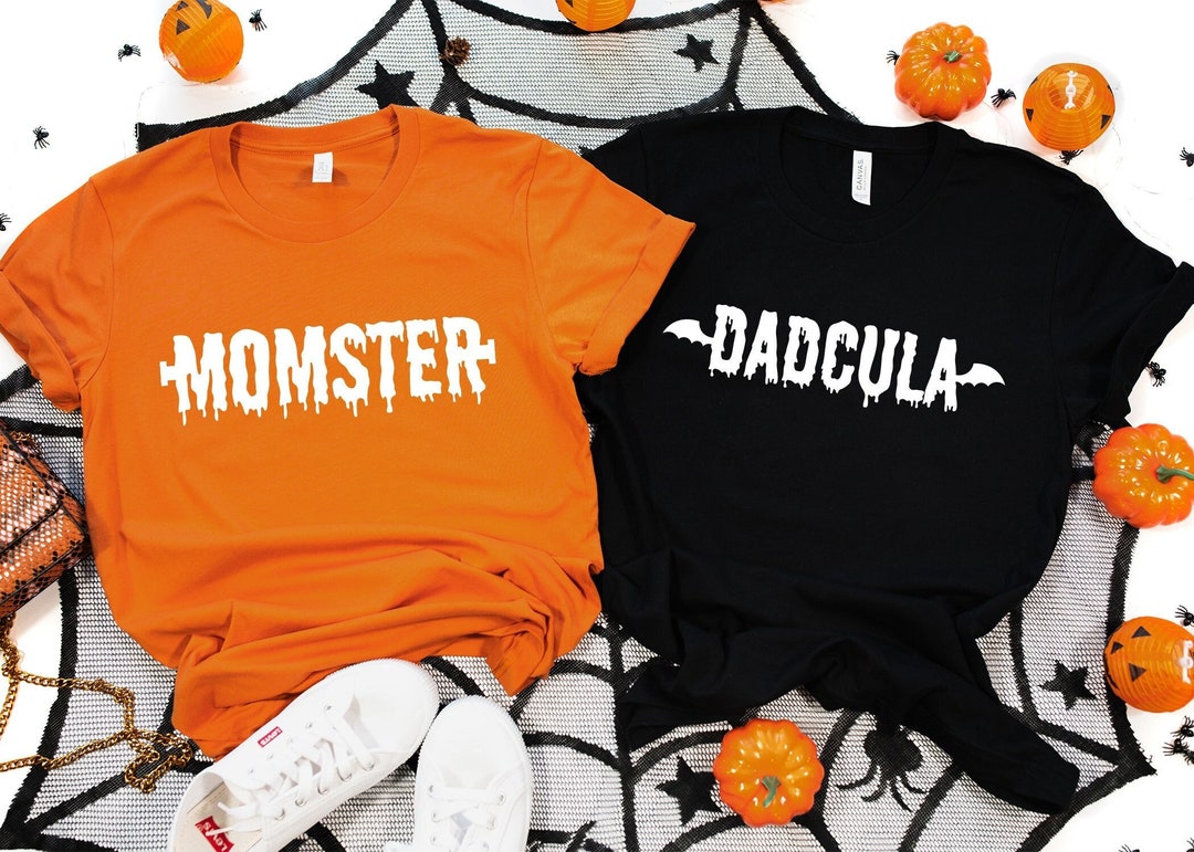 Mom and Dad Halloween Tshirts, Family Halloween Gift Ideas, Couples