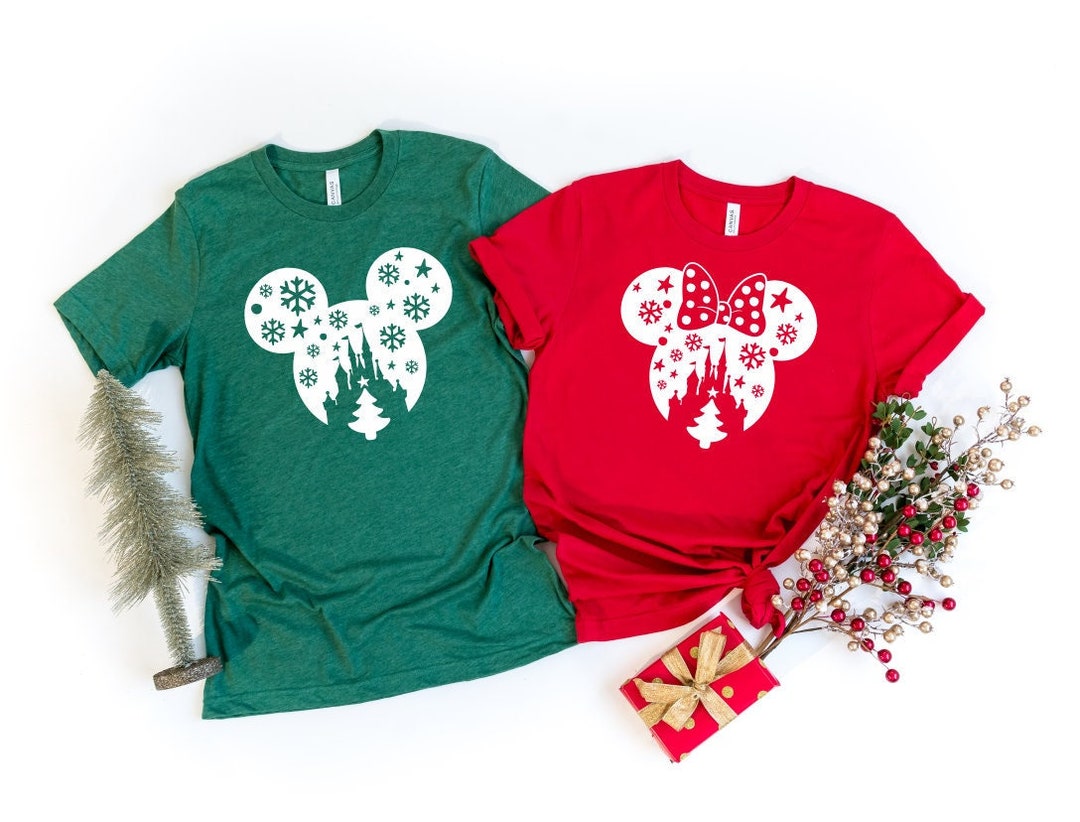 Christmas Castle Shirt Disney Christmas Family Shirts Disney Etsy