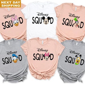 Disney Family Shirt, Disney Custom Squad Shirt, 2024 Disney Family Shirt, Disney Trip, Disney Squad Shirt, Disney Group Shirt, Disney Kids