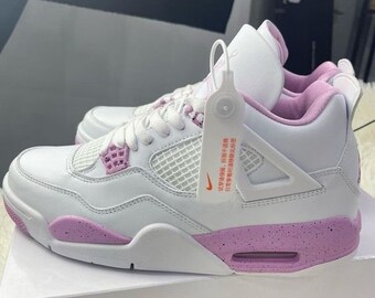 Jordan 4 White Pink Oreo - For Men and Women