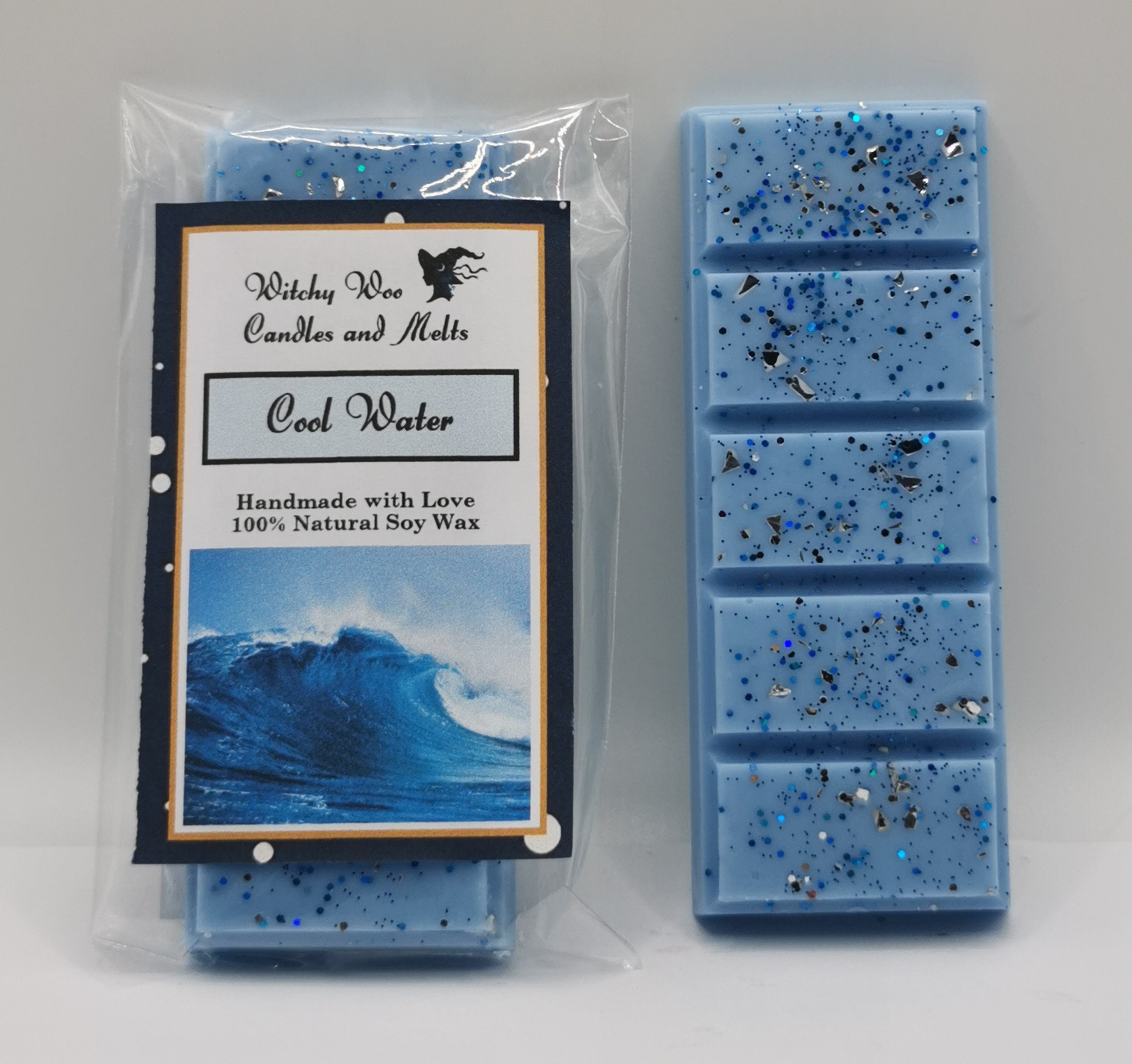 Cool Water Soy Wax Melt Snap Bar Pour Brûleur Électrique et de Lumière à Thé