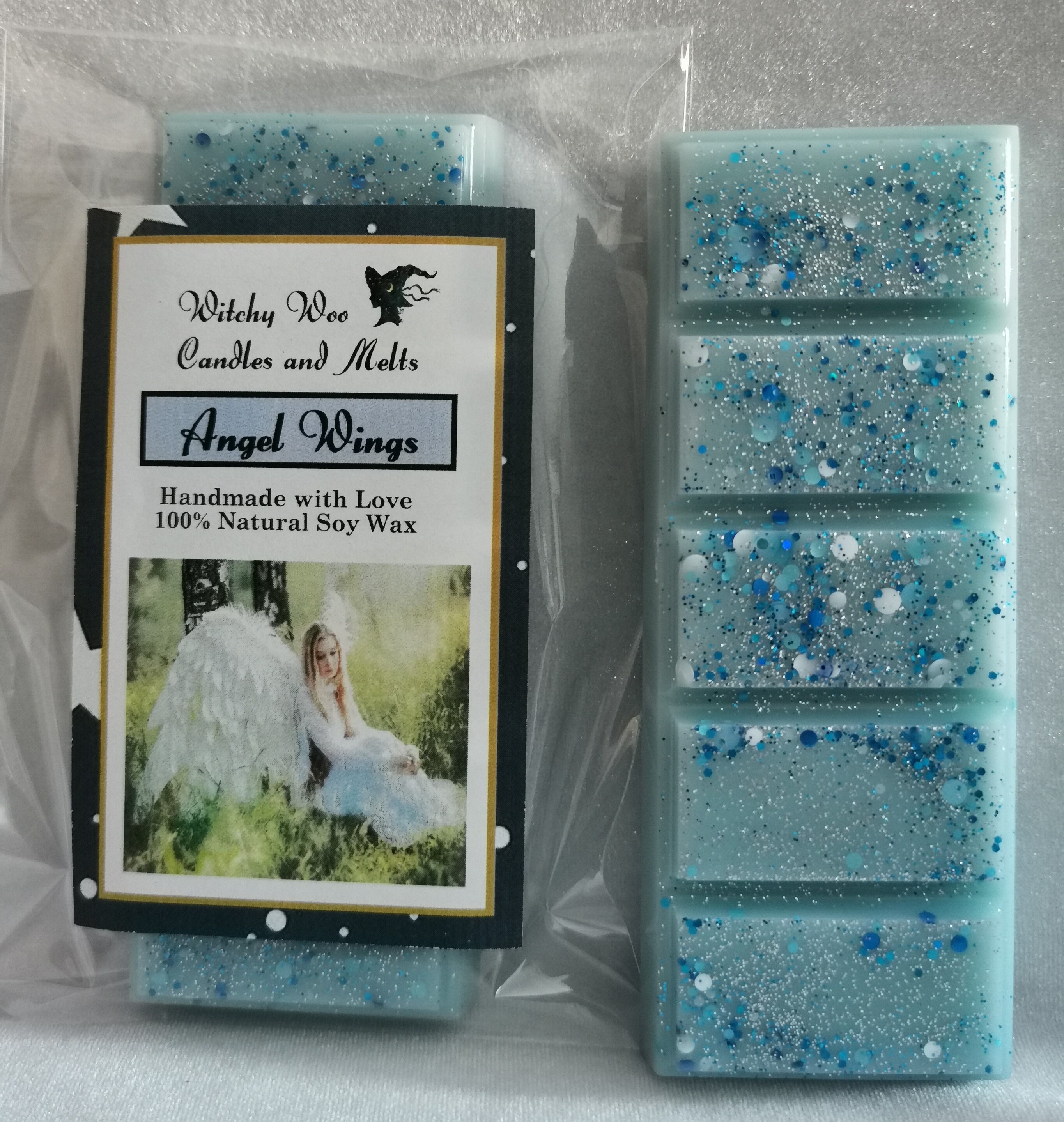 Angel Wings Soy Wax Melt Snap Bar Pour Brûleur Électrique et de Lumière Thé