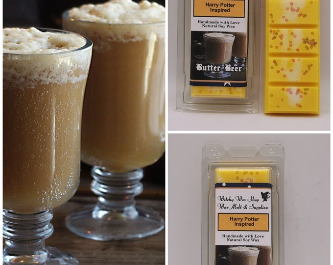 Harry Potter Inspired Butter Beer Soy Wax Melt Snap Bar for Electric