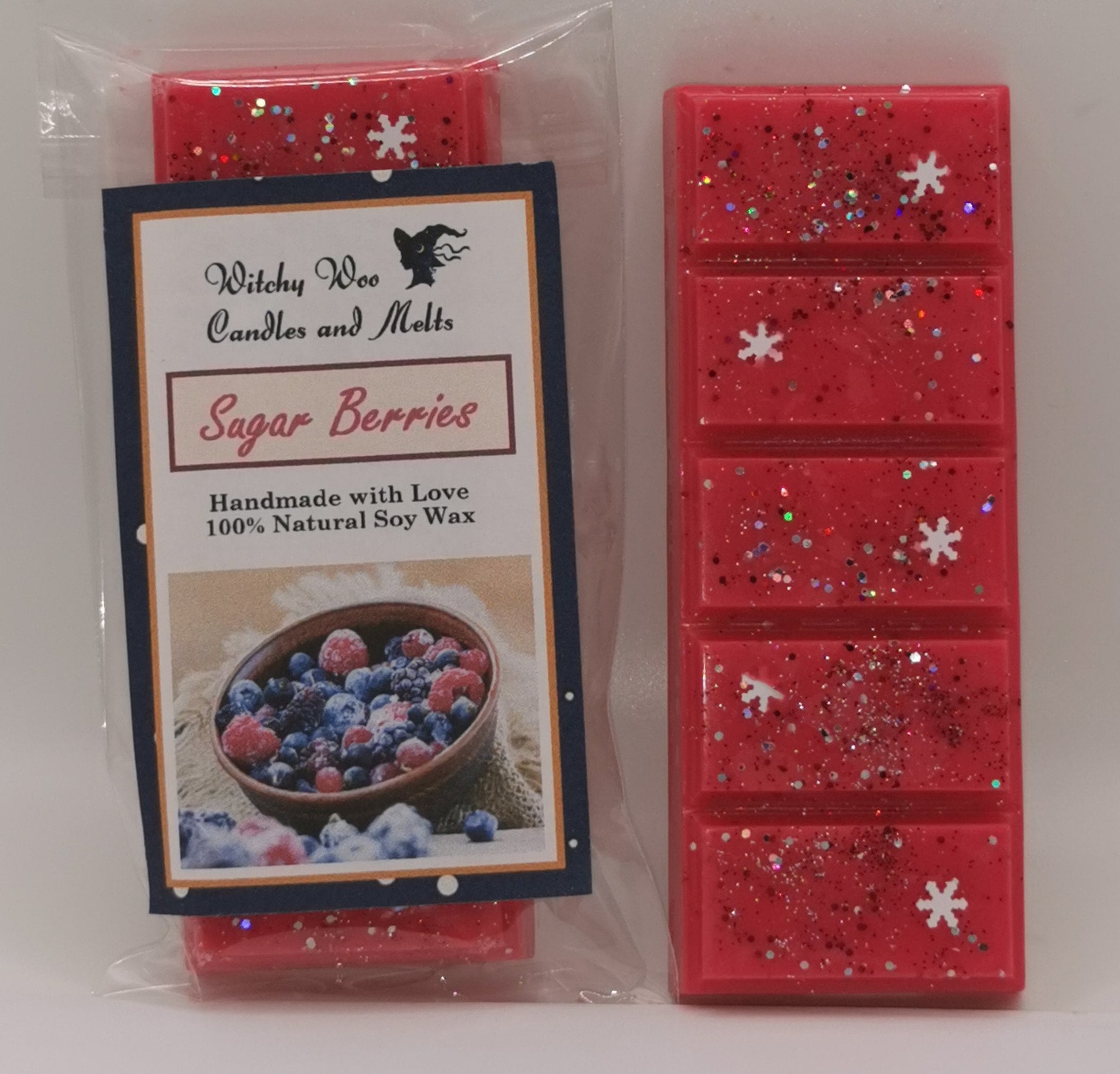 Sugar Berries Soy Wax Melt Snap Bar Pour Brûleur Électrique et à Thé