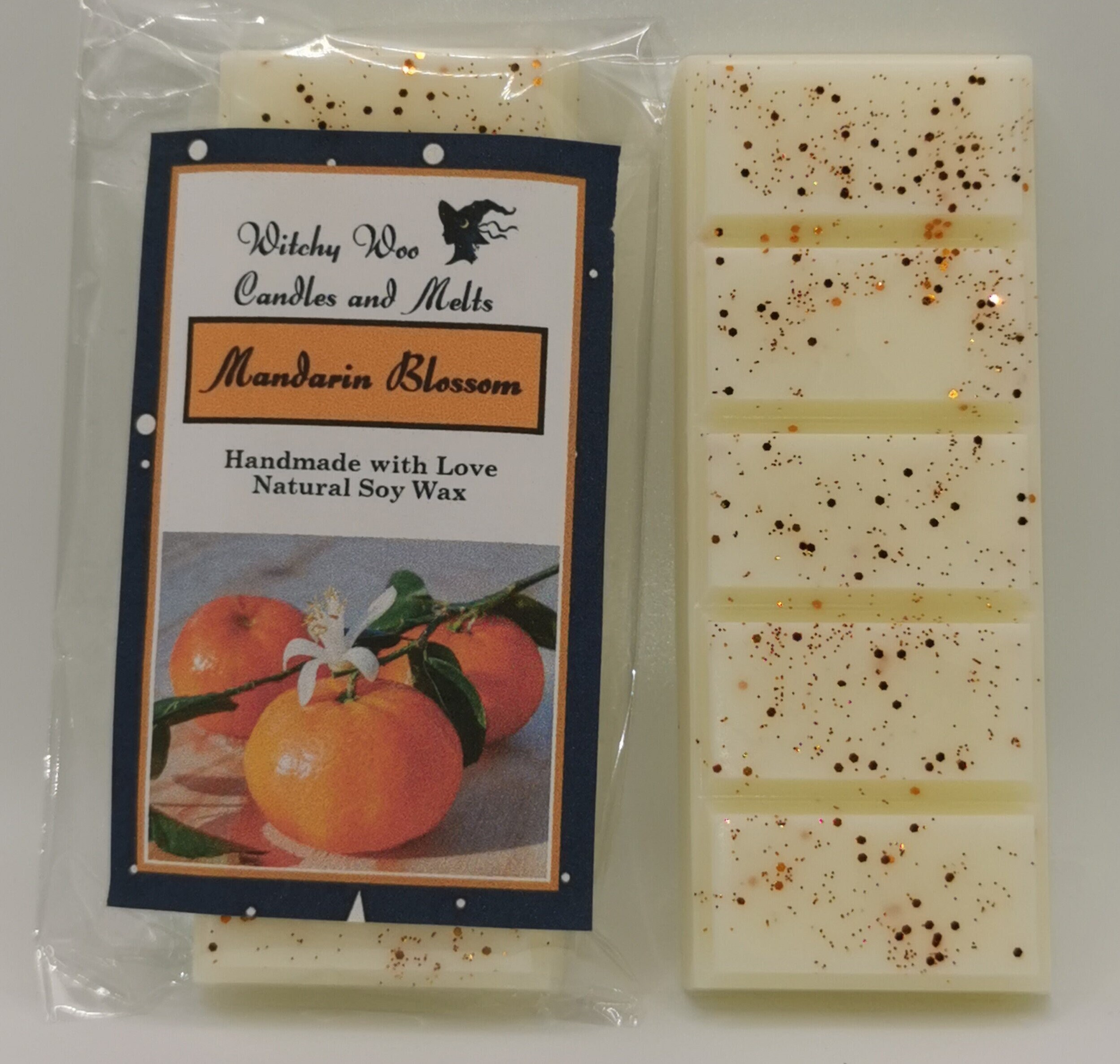 Mandarin Blossom Soy Wax Melt Snap Bar Pour Brûleur Électrique et Tealight