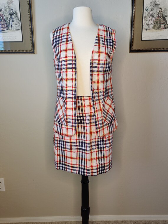 Groovy Deadstock 1970s Skirt and Vest Set