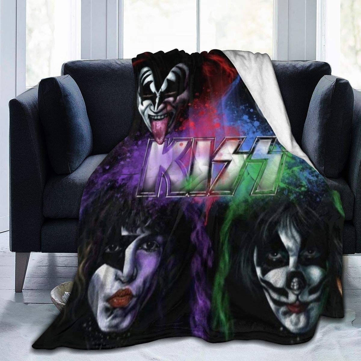 Kiss Rock Band UltraSoft Micro Fleece Blanket Throw Fuzzy Etsy