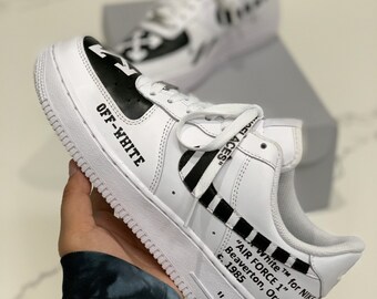 custom off white nike air force 1