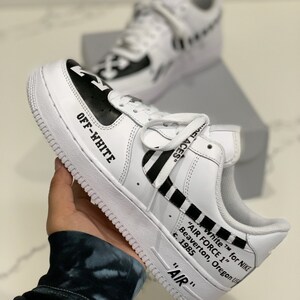 custom off white air force ones