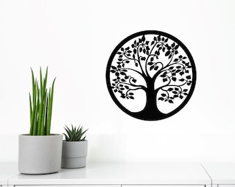 Árvore da Vida | Arte de parede metálica | Decoração de casa | Decoração de parede | Presente | Novo presente para casa | Símbolo da Árvore da Vida | Projeto da Árvore da Vida