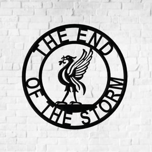 Liver Bird Metal Wall Art Sign