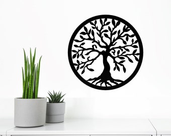 Árvore da Vida | Arte de parede metálica | Decoração de casa | Decoração de parede | Presente | Novo presente para casa | Símbolo da Árvore da Vida | Projeto da Árvore da Vida