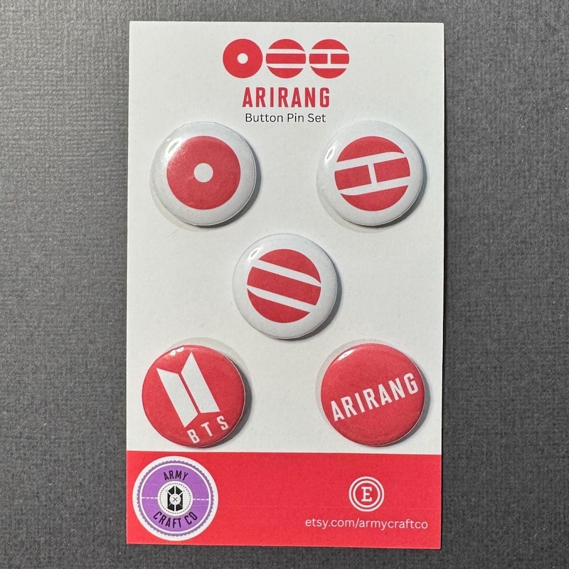 Arirang Button - Etsy