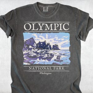 Olympic National Park T-Shirt | Comfort Colors Washington State Tshirt