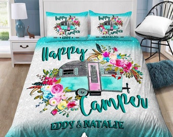Happy Camper Bedding Etsy