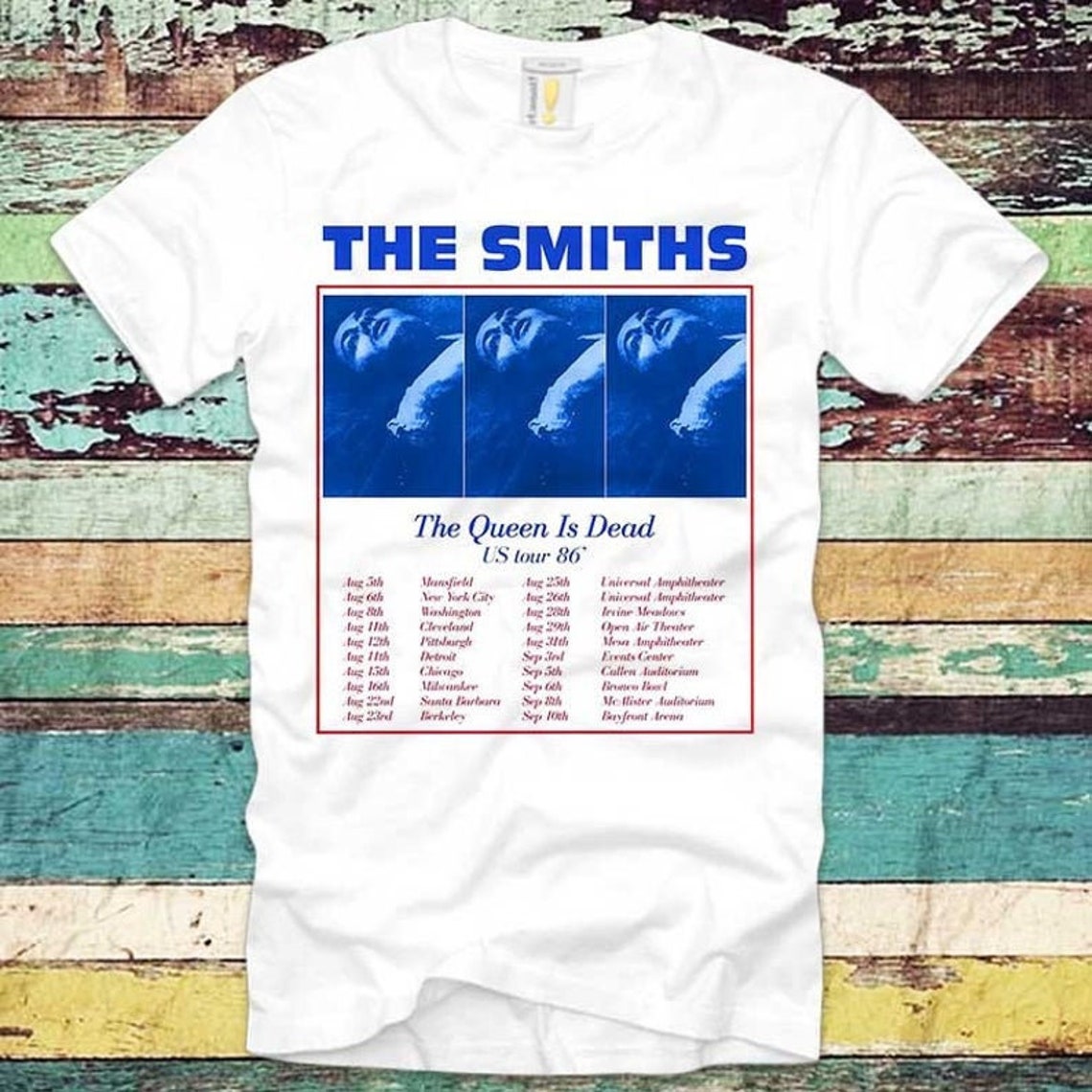 The Smiths The Queen Is Dead Us Tour 86 Music Band T Shirt Men | Etsy