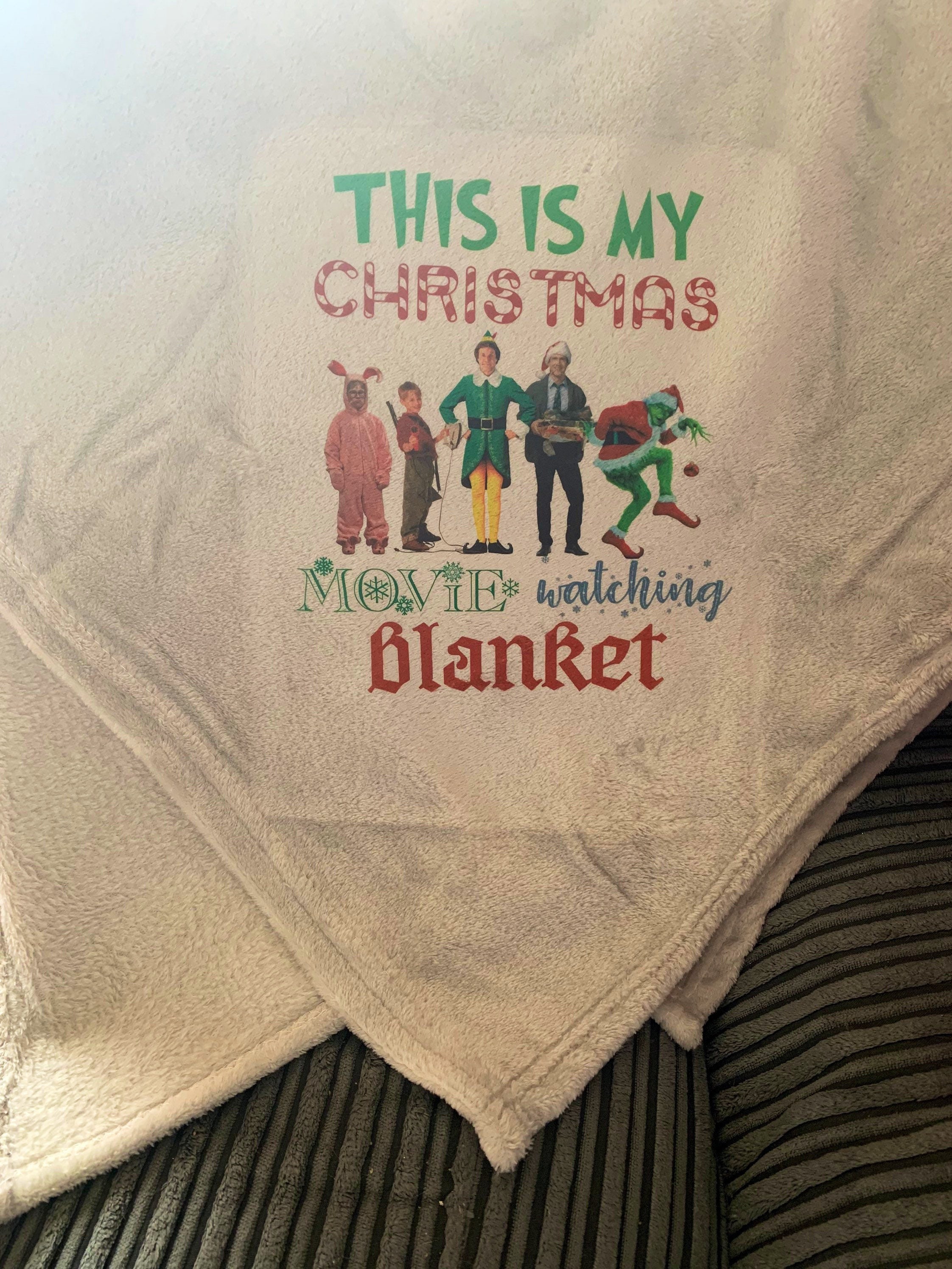 This is My Christmas Movie Watching Blanket - Etsy UK