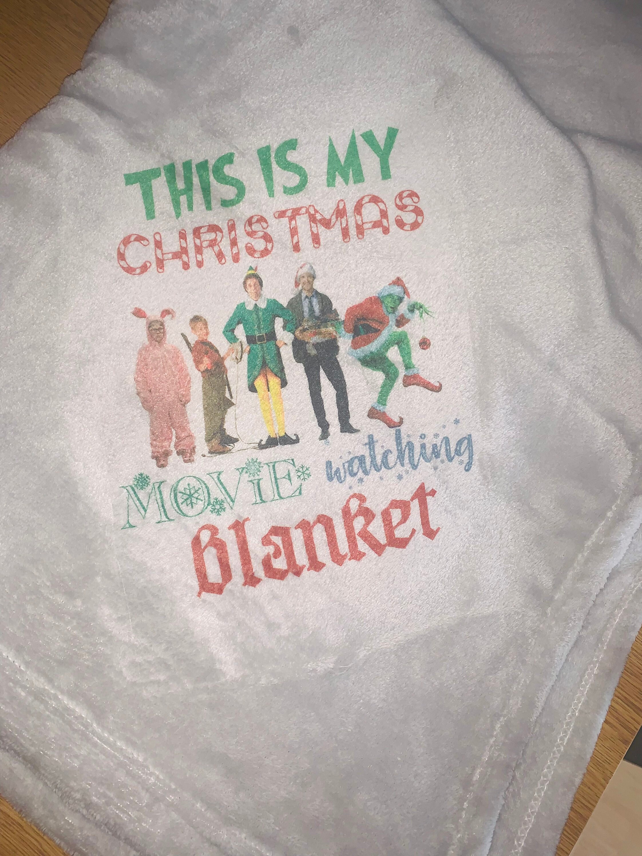 This is My Christmas Movie Watching Blanket Etsy UK