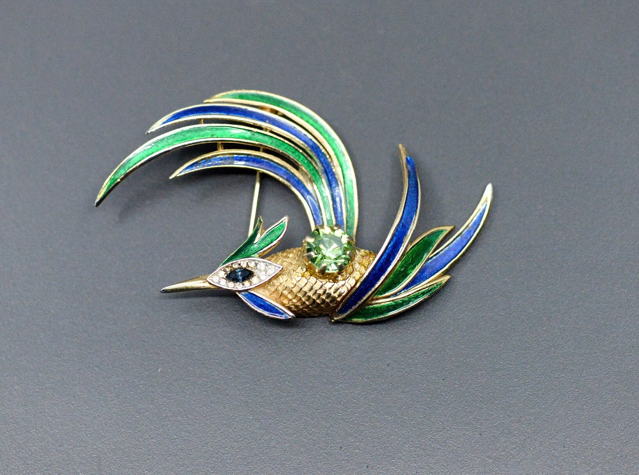 Trifari bird brooch - Etsy 日本