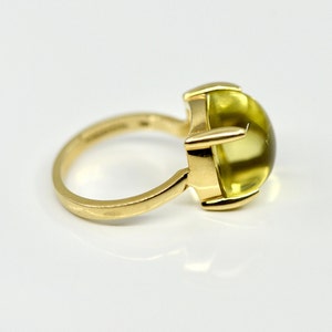 Tiffany Co Paloma Picasso Large Sugar Stacks Lemon Quartz 18k