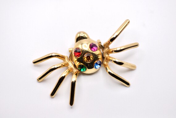 Fabulous Vintage Spider or Crab Brooch, Reticulat… - image 2