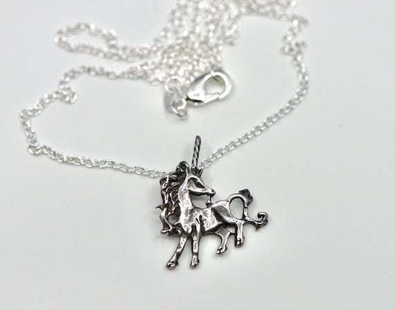 Vintage unicorn necklace on - Gem Vintage unicorn necklace on - Gem