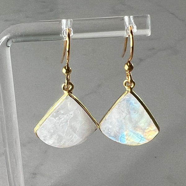 PURE MOONSTONE EARRINGS - perfect for bridesmaids/brides/mothers day/valentines day