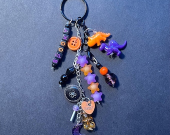 Porte-clés effrayant d'Halloween, accessoire breloques et bibelots