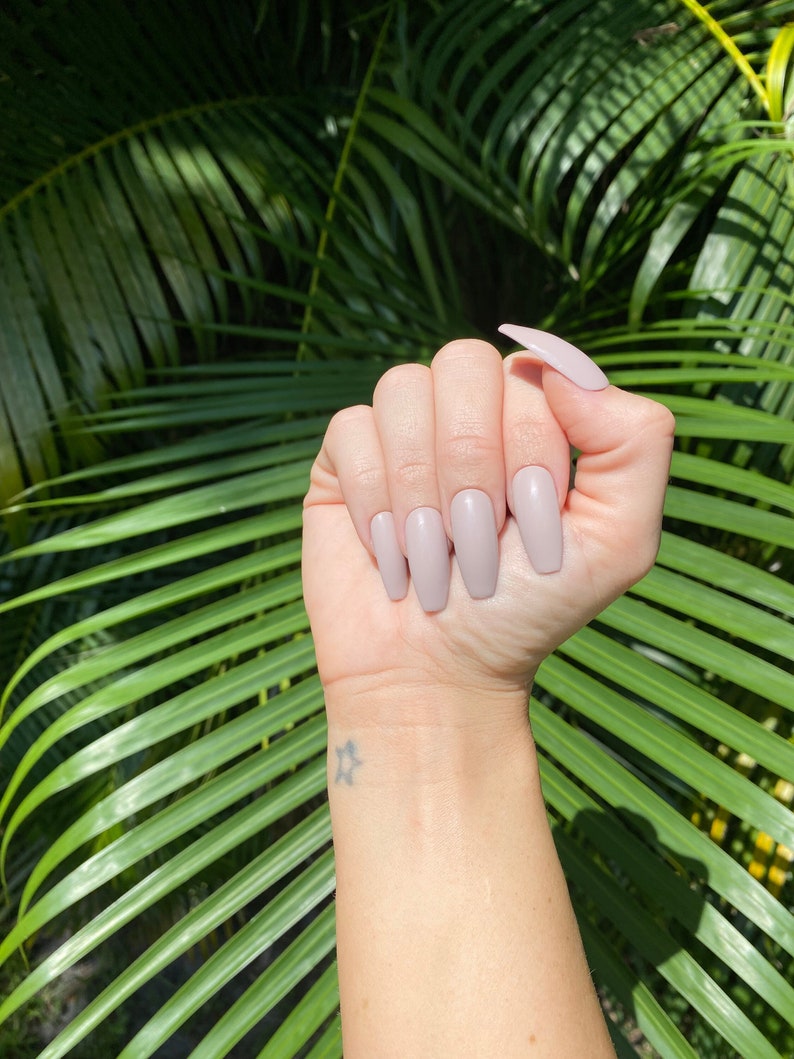 The Perfect Nude Nail Nude Nails Greige Nails Neutral image 0