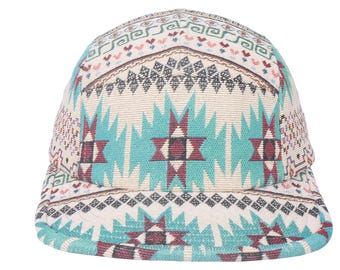 HatPhile Trendy Aztec Pattern 5-Panel Hat – Vibrant and Unique Designs