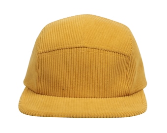 Hatphile Solid Tie Dye Corduroy 5 Panel Hat Camp Cap 7 1/4 58 cm Large