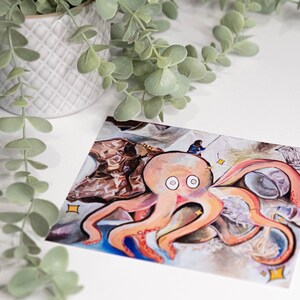 Octopus Painting Art Print