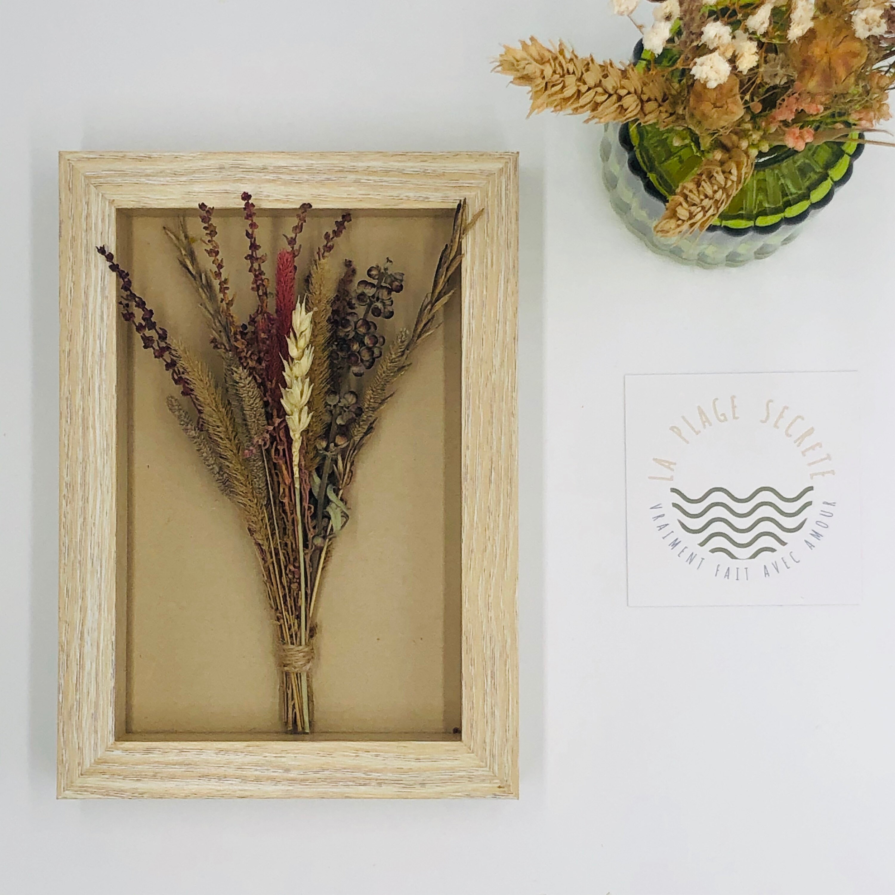 Tableau de Fleurs Séchées