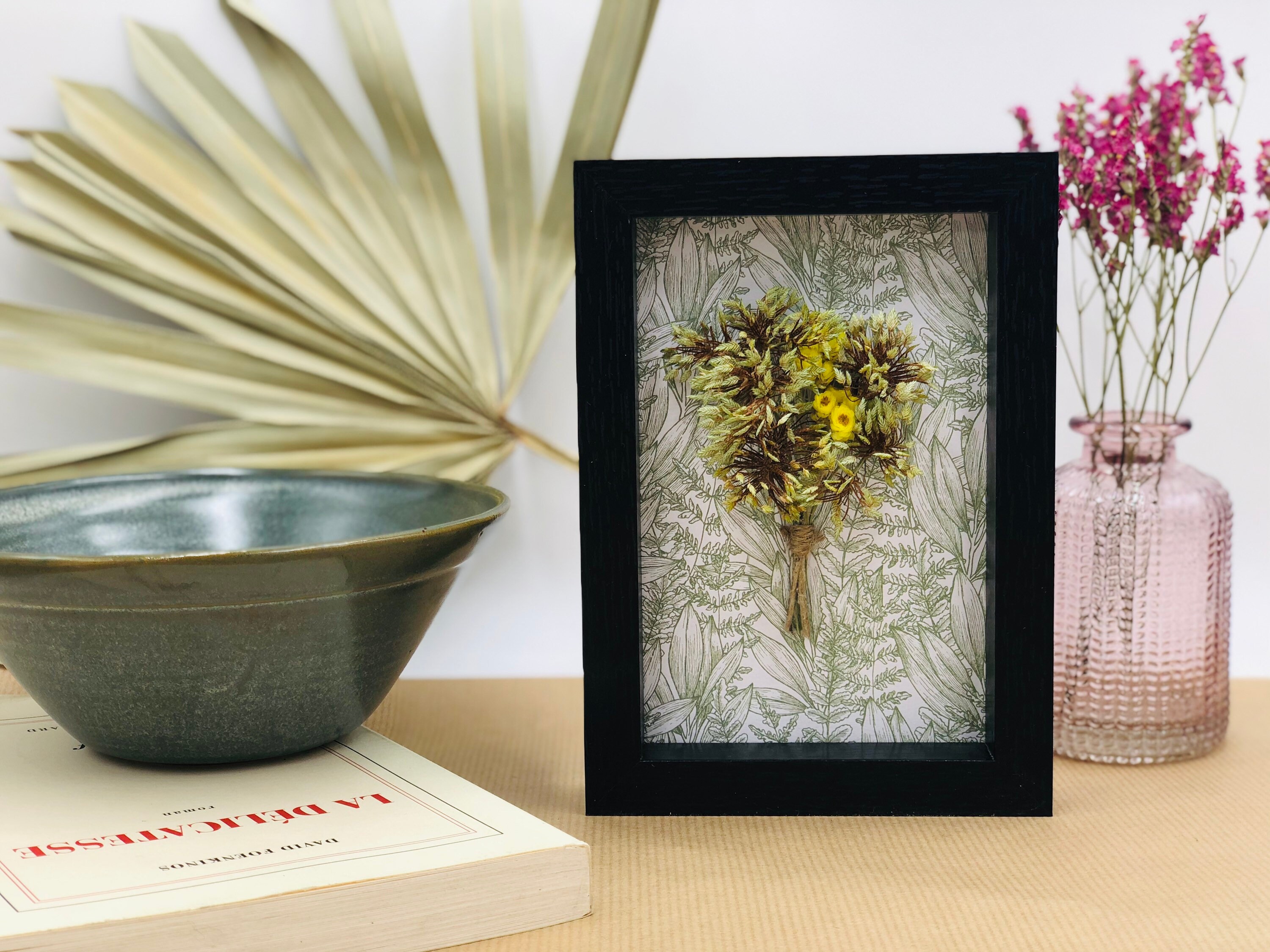 Tableau de Fleurs Séchées