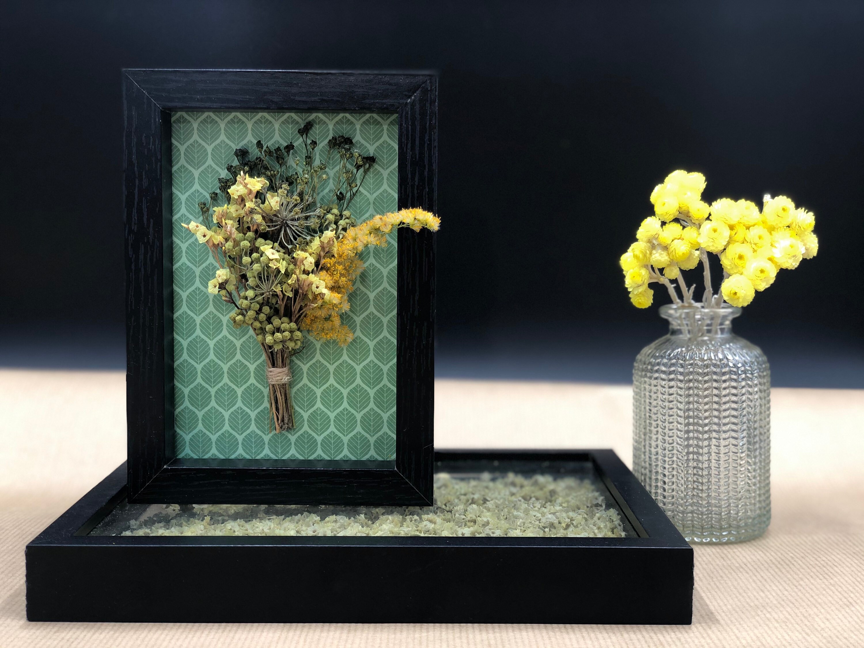 Tableau de Fleurs Séchées