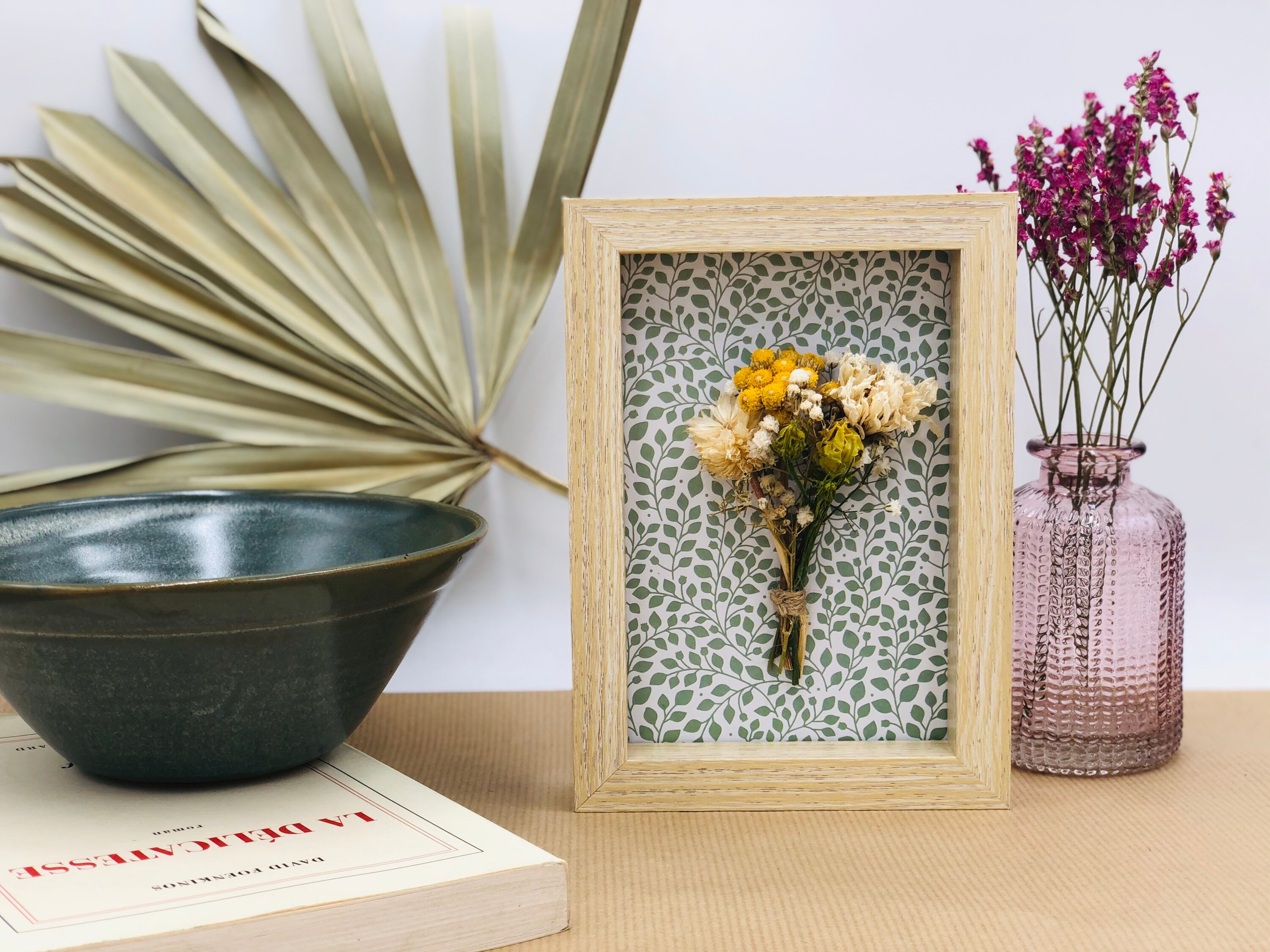 Tableau de Fleurs Séchées